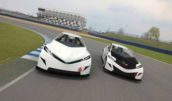 24-летний дизайнер предлагает свое видение гоночного электрокара Honda R-EV